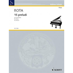 ROTA 15 PRELUDI PIANO