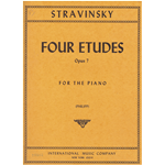 STRAVINSKY FOUR ETUDES OP.7 PER PIANO