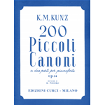 KUNZ 200 PICCOLI CANONI PER PIANOFORTE OP14  