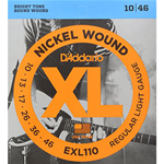 D'ADDARIO SET CORDE  EXL110 PER CHITARRA ELETTRICA  SCALATURA 10 - 46 