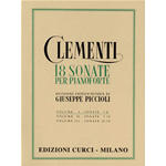 CLEMENTI 18 SONATE PER PIANOFORTE VOLUME 1  (PICCIOLI)