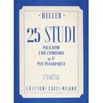 HELLER 25 STUDI PER IL RITMO E L'ESPRESSIONE OP.47 PER PIANOFORTE