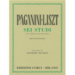 PAGANINI-LISZT SEI STUDI PER PIANOFORTE CON ESERCIZI PREPARATORI