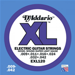 D'ADDARIO EXL120 SET CORDE PER CHITARRA ELETTRICA SCALATURA 009-042