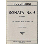 BOCCHERINI SONATA N.6 IN LA MINORE PER CONTRABBASSO E PIANOFORTE