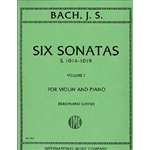 BACH 6 SONATAS S1014-19 VOLUME 1 PER VIOLINO E PIANOFORTE
