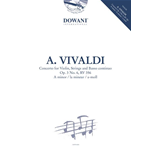 VIVALDI CONCERTO OP.3 N.6 LA MINORE PER VIOLINO E PIANOFORTE CON CD