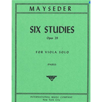 MAYSEDER SIX STUDIES OP.29 PER VIOLA