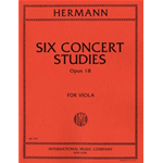 HERMANN SIX CONCERT STUDIES OP18 PER VIOLA