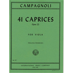 CAMPAGNOLI 41 CAPRICCI OP.22  PER VIOLA