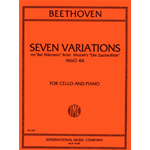 BEETHOVEN SEVEN VARIATIONS 7 VARIAZIONI SUL FLAUTO MAGICO DI MOZART PER VIOLONCELLO E PIANOFORTE
