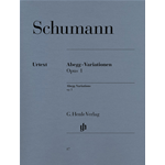 SCHUMANN ABEGG VARIATIONEN OP.1 PER PIANOFORTE