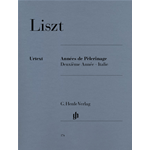 LISZT ANNEES DE PELERINAGE DEUXIEME ANNEE - ITALIE PER PIANOFORTE