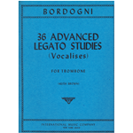 BORDOGNI 36 ADVANCED  LEGATO STUDIES (VOCALISES) PER TROMBONE