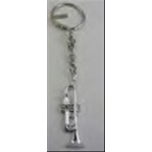 PORTACHIAVI ARGENTATO TROMBA