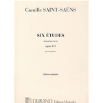 SAINT-SAENS 6 STUDI OP.111 PER PIANOFORTE
