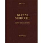 PUCCINI GIANNI SCHICCHI RIDUZIONE PER CANTO E PIANOFORTE CON COPERTINA RIGIDA