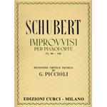 SCHUBERT 8 IMPROVVISI OP.90 E OP.142 (PICCIOLI) PER PIANOFORTE