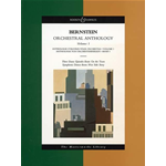 BERNSTEIN ORCHESTRAL ANTOLOGY VOLUME 1 PARTITURA