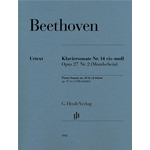 BEETHOVEN SONATA N. 14 IN DO #  OP.27  N.2 PER PIANOFORTE