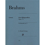 BRAHMS 2 RAPSODIE OP.79 PER PIANOFORTE