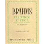 BRAHMS VARIAZIONI E FUGA SOPRA UN TEMA DI HANDEL PER PIANOFORTE OP.24 (CORTOT)