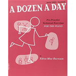 BURNAM A DOZEN A DAY 3 ESERCIZI PER PIANOFORTE