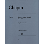 CHOPIN SONATA SI MIN OP.58 PER PIANOFORTE