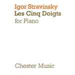 STRAVINSKY LE CINQUE DITA  PER  PIANOFORTE