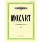 MOZART SINFONIA N.40 PER PIANOFORTE
