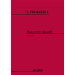 PROKOFIEV MANOSCRITTI INFANTILI PER PIANOFORTE