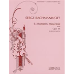RACHMANINOFF 6 MOMENTI MUSICALI PER PIANOFORTE
