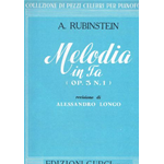 RUBINSTEIN MELODIA IN FA PER PIANOFORTE