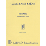 SAINT-SAENS SONATE PER FAGOTTO E PIANOFORTE OP.168
