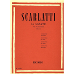 SCARLATTI 16 SONATE  PER PIANOFORTE