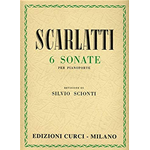 SCARLATTI 6 SONATE PER PIANOFORTE