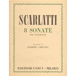 SCARLATTI 8 SONATE PER PIANOFORTE