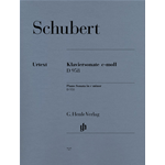 SCHUBERT SONATA C MOLL D 958 PER PIANOFORTE