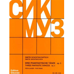 SCHOSTAKOVICH 3 DANZE FANTASTICHE PER PIANOFORTE
