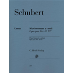 SCHUBERT SONATA IN LA MINORE PER PIANOFORTE