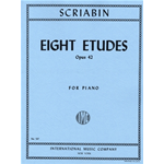 SCRIABIN 8 ETUDES OP.42 PER PIANOFORTE