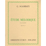 SGAMBATI ETUDE MELODIQUE PER PIANOFORTE OP.21  N.5