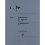 YSAYE 6 SONATE OP.27 PER VIOLINO SOLO