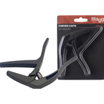 STAGG CAPOTASTO NERO PER CHITARRA ACUSTICA/ELETTRICA