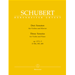 SCHUBERT TRE SONATE OP. 137 PER VIOLINO E PIANO