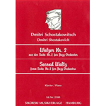 SCHOSTAKOWITSCH VALZER N.2 PER PIANOFORTE 