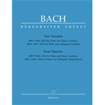BACH 4 SONATE FLAUTO E BASSO CONTINUO BWV 1034-1035 BWV 1030, 1032