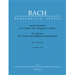 BACH 6 SONATE PER  VIOLINO E PIANOFORTE VOLUME1