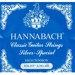 HANNABACH BLU 6 CORDA MI IN NYLON PER CHITARRA CLASSICA HIGH TENSION