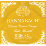 HANNABACH GIALLA 6 CORDA MI IN NYLON  PER CHITARRA CLASSICA TENSIONE SUPER LOW ARGENTATA SERIE 815
